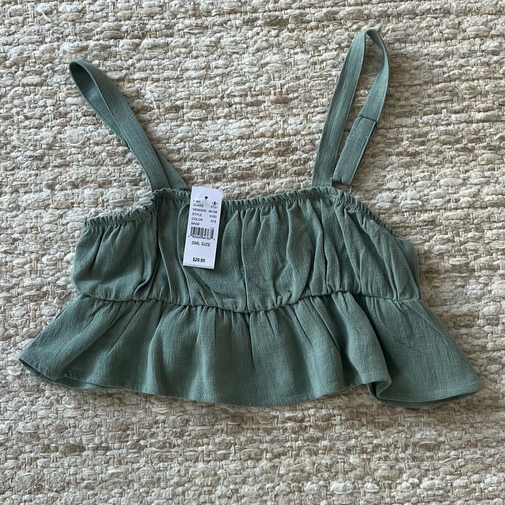pacsun cropped tank top